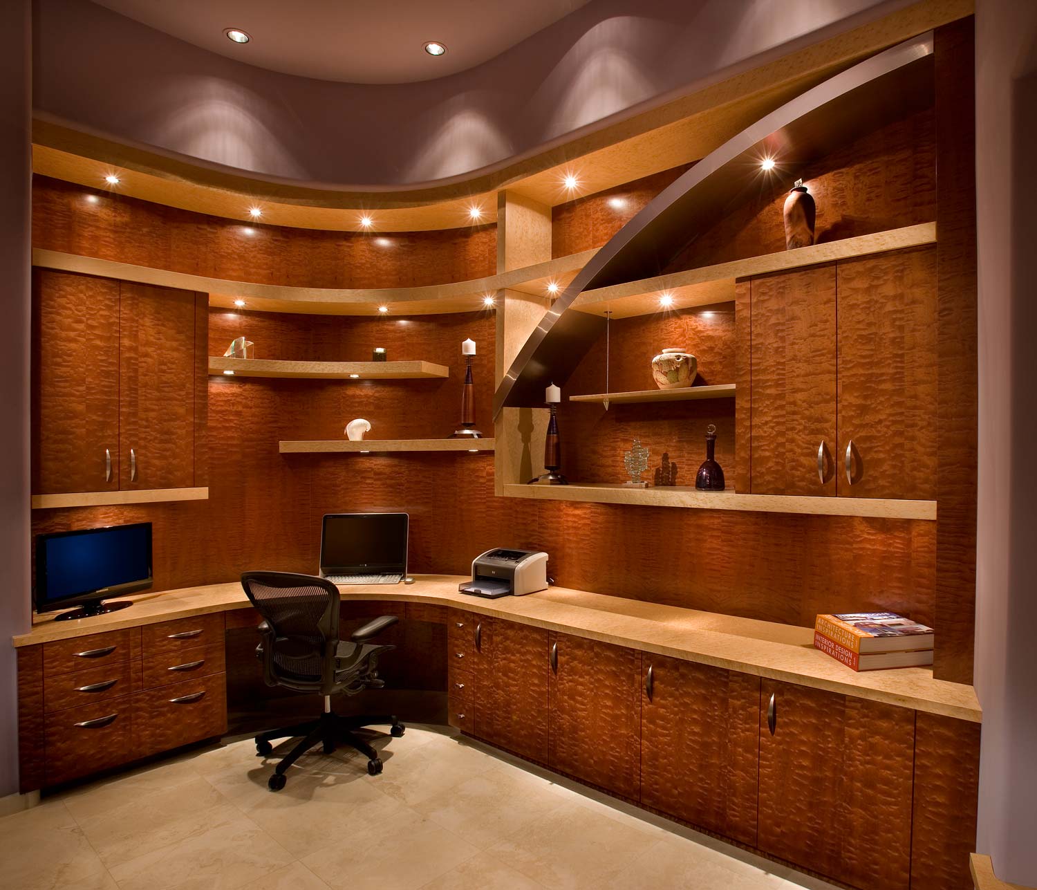 Home Offices Gallery | Linear Fine Woodworking | Phoenix AZ