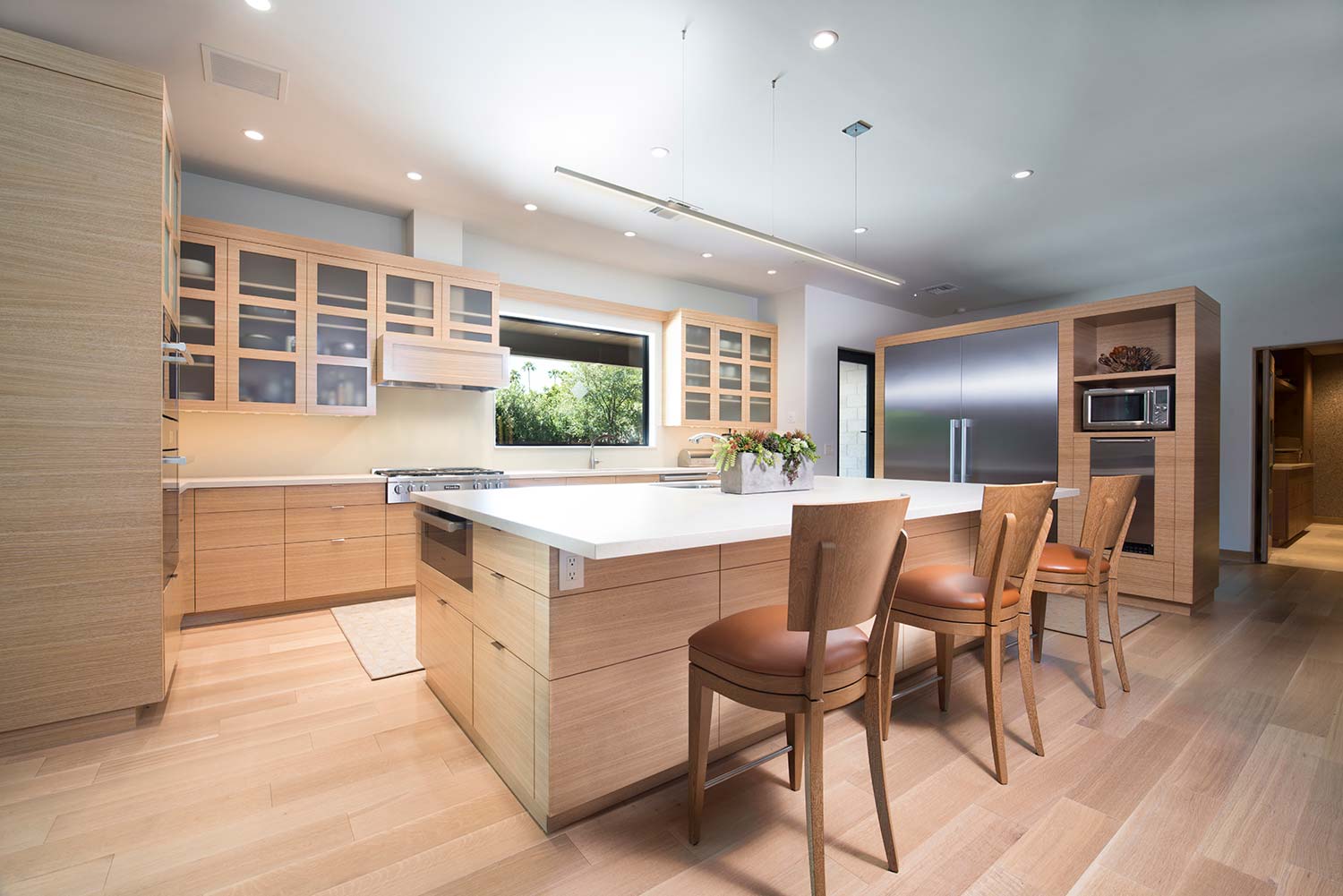 Central Phoenix Custom Home Project Linear Fine Woodworking