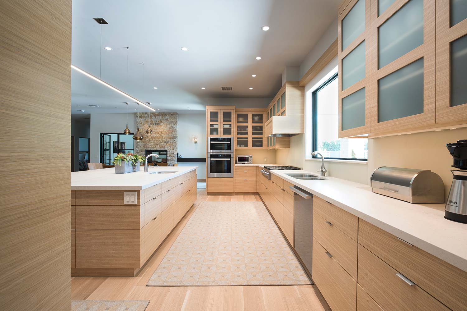 Central Phoenix Custom Home Project Linear Fine Woodworking